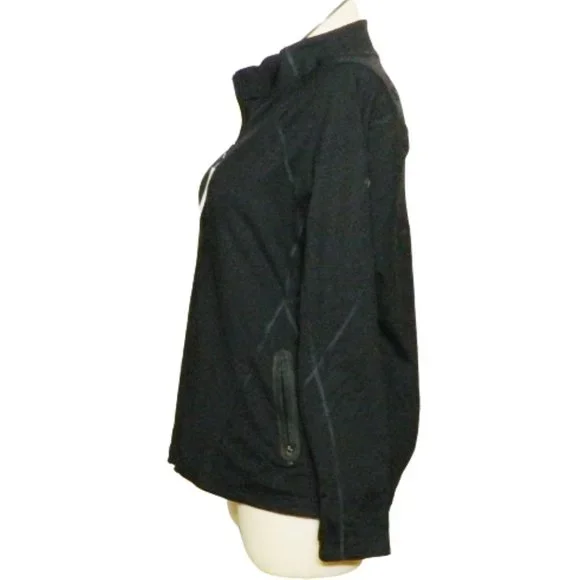 Shape Activewear $94 Plus PSC16322 Black Jacket 1X NWT!